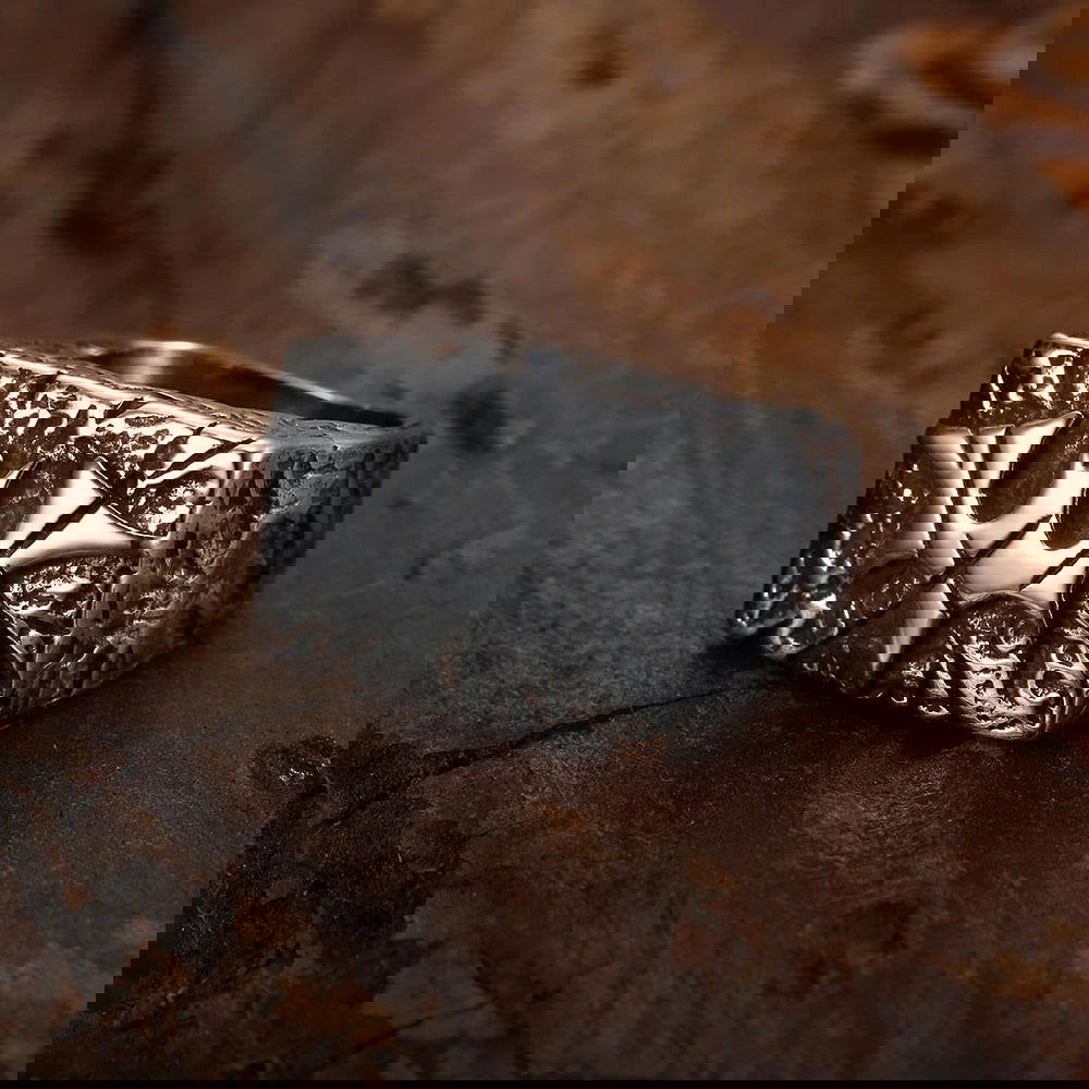 Batman Ring Logo #1 DC Comics Superhero Mens Ring - Silver - Unisex - That Rock Aesthetic