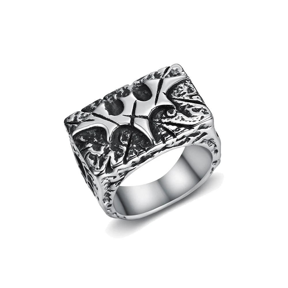 Batman Ring Logo #1 DC Comics Superhero Mens Ring - Silver - Unisex - That Rock Aesthetic