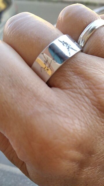 Freddie Mercury Queen Ring Signature Rock Band Music Ring - Stainless Steel Silver & Black - Unisex - That Rock Aesthetic