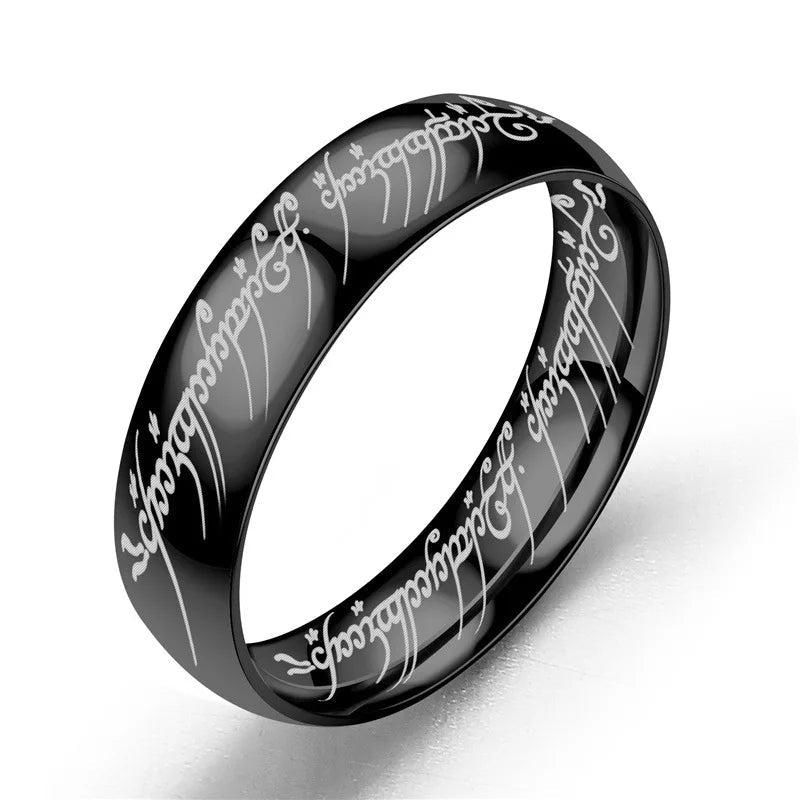 Lord of the Rings The One Ring - Stainless Steel Gold, Silver & Black - Unisex - That Rock Aesthetic