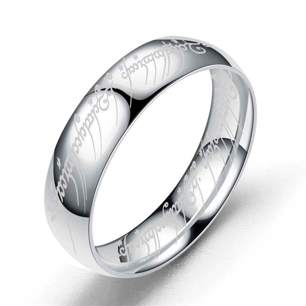 Lord of the Rings The One Ring - Stainless Steel Gold, Silver & Black - Unisex - That Rock Aesthetic