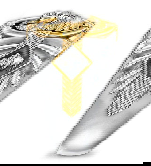 Native American Indian Chief Mens Ring - Spirit of the Warrior - Stainless Steel Silver & Gold - Unisex - That Rock Aesthetic