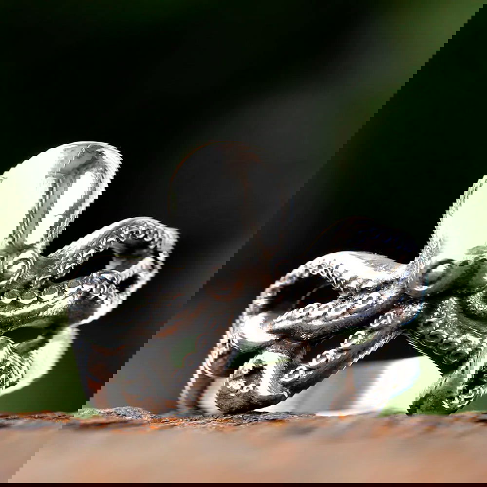 Octopus Mens Ring - Silver - Unisex - That Rock Aesthetic