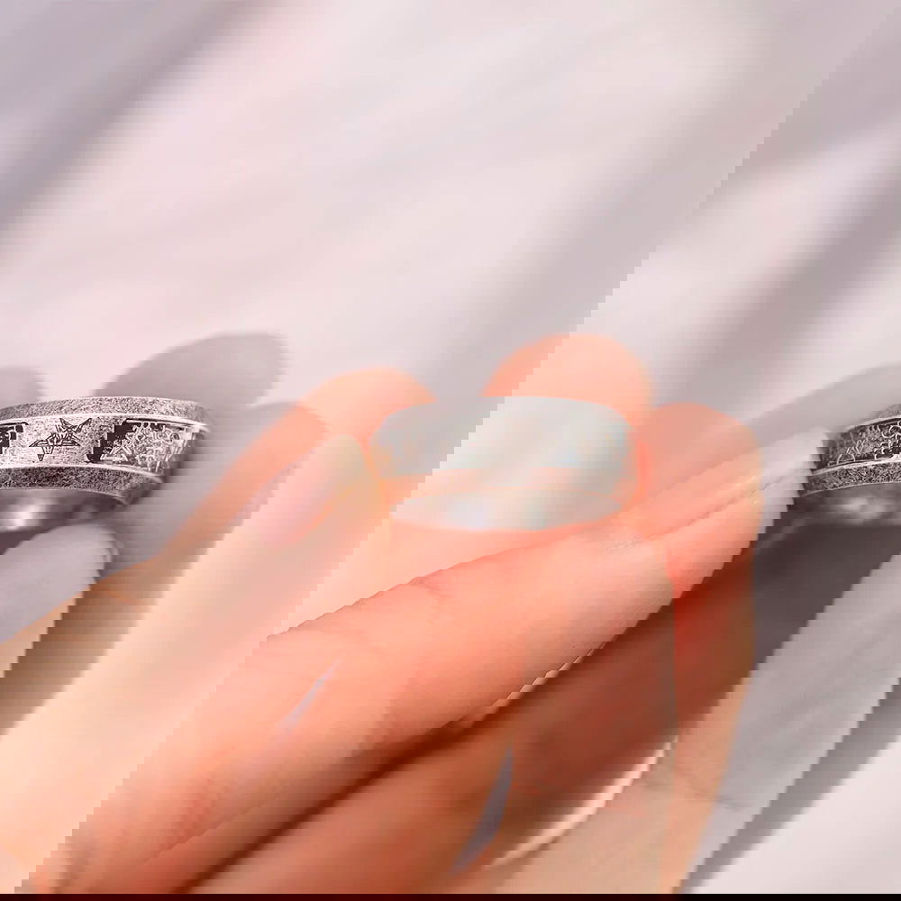 Pentagram Satanic Ring Mens Devil Lucifer - Stainless Steel Silver - Unisex - That Rock Aesthetic