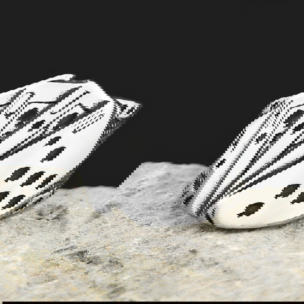 Poker Ring Mens Deck of Playing Cards - Stainless Steel Silver - Unisex - That Rock Aesthetic