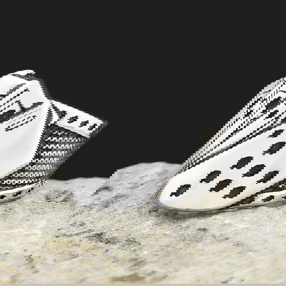 Poker Ring Mens Deck of Playing Cards - Stainless Steel Silver - Unisex - That Rock Aesthetic