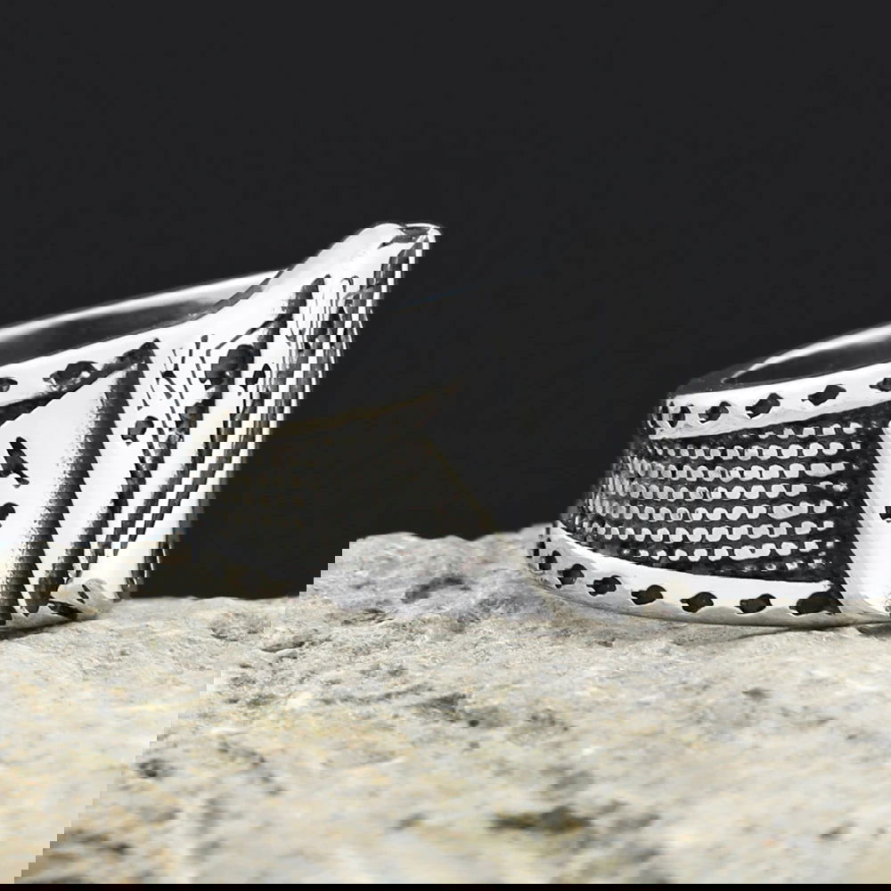 Poker Ring Mens Deck of Playing Cards - Stainless Steel Silver - Unisex - That Rock Aesthetic