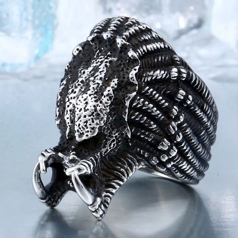 Predator Movie Ring #1 Mens - Stainless Steel Silver - Unisex - That Rock Aesthetic