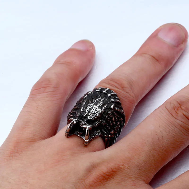 Predator Movie Ring #1 Mens - Stainless Steel Silver - Unisex - That Rock Aesthetic