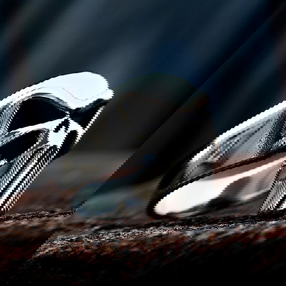 Punisher Skull Superhero Mens Marvel Ring - Stainless Steel Silver - Unisex - That Rock Aesthetic
