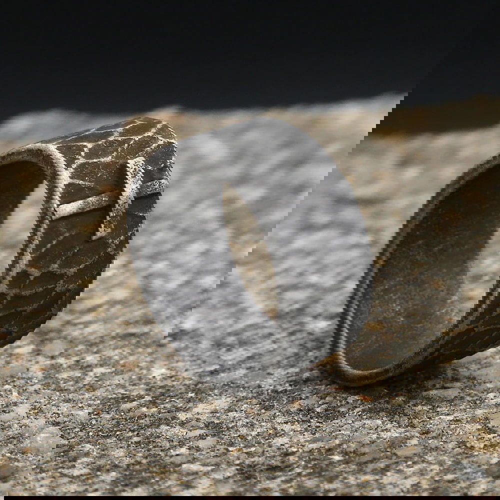Rugged Christian Cross Ring Mens - Stainless Steel Silver - Unisex - That Rock Aesthetic