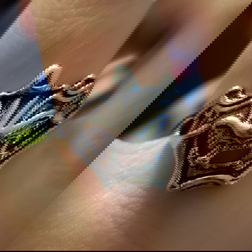 Satanic Devil Demon Ring Mens - Silver - Unisex - Adjustable - That Rock Aesthetic