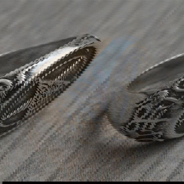 Satanic Pentagram Ring Mens - Silver - Unisex - That Rock Aesthetic