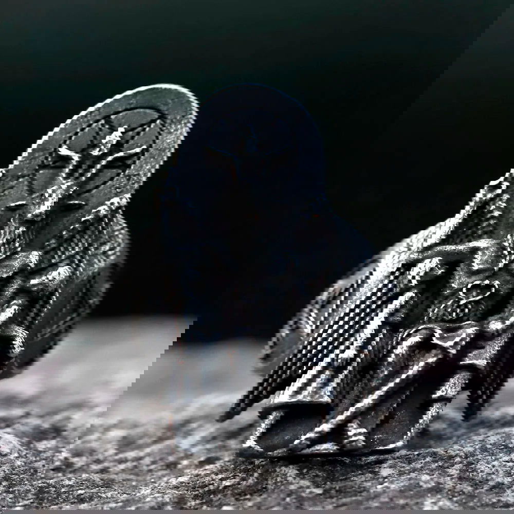 Satanic Throne of Baphomet Ring Mens - Stainless Steel Silver - Unisex - That Rock Aesthetic