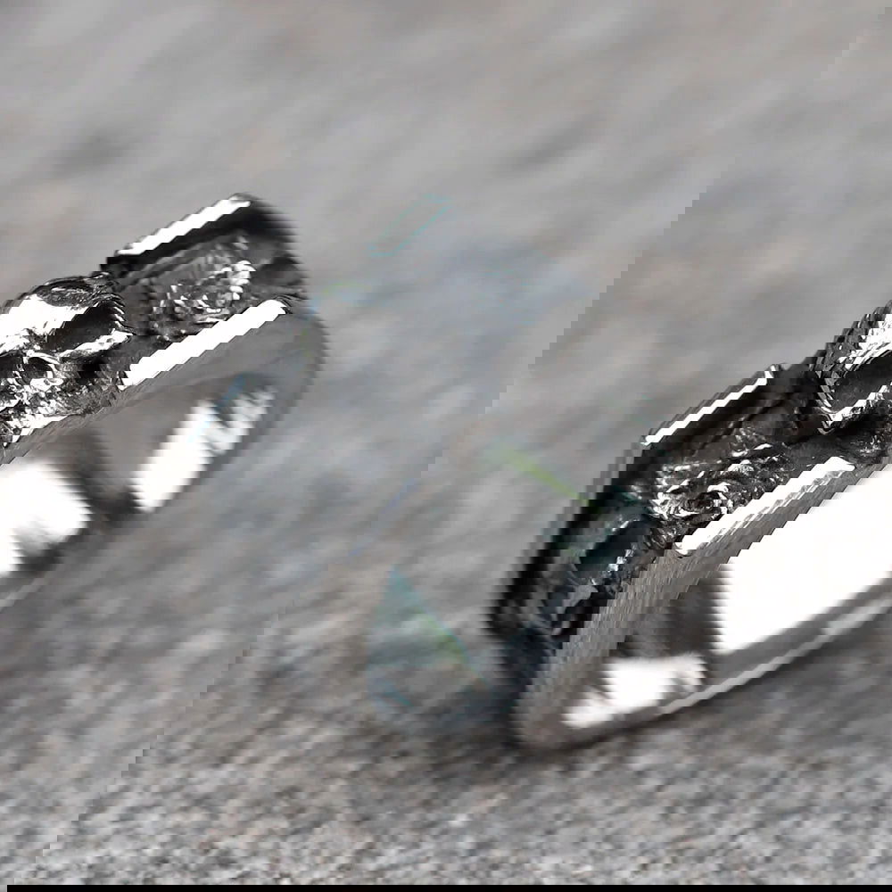 Skull & Roses Mens Ring - Stainless Steel Silver - Unisex - That Rock Aesthetic