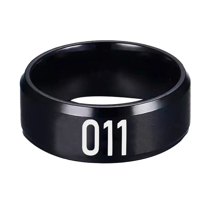 Stranger Things Ring Collection - Eleven, Friends Don't Lie, I Believe - Stainless Steel Black - Unisex - That Rock Aesthetic