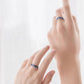 2x Vincent Van Gogh Starry Night Ring Couples Set - 925 Sterling Silver - Unisex - Adjustable - That Rock Aesthetic