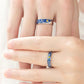 2x Vincent Van Gogh Starry Night Ring Couples Set - 925 Sterling Silver - Unisex - Adjustable - That Rock Aesthetic