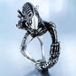 Alien Ring Mens Movie Ring - Stainless Steel Silver - Unisex - That Rock Aesthetic