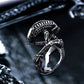 Alien Ring Mens Movie Ring - Stainless Steel Silver - Unisex - That Rock Aesthetic