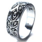 Mens Eyeball Ring All-Seeing Eye of Providence Ring - Eye of God - Silver - Unisex - That Rock Aesthetic