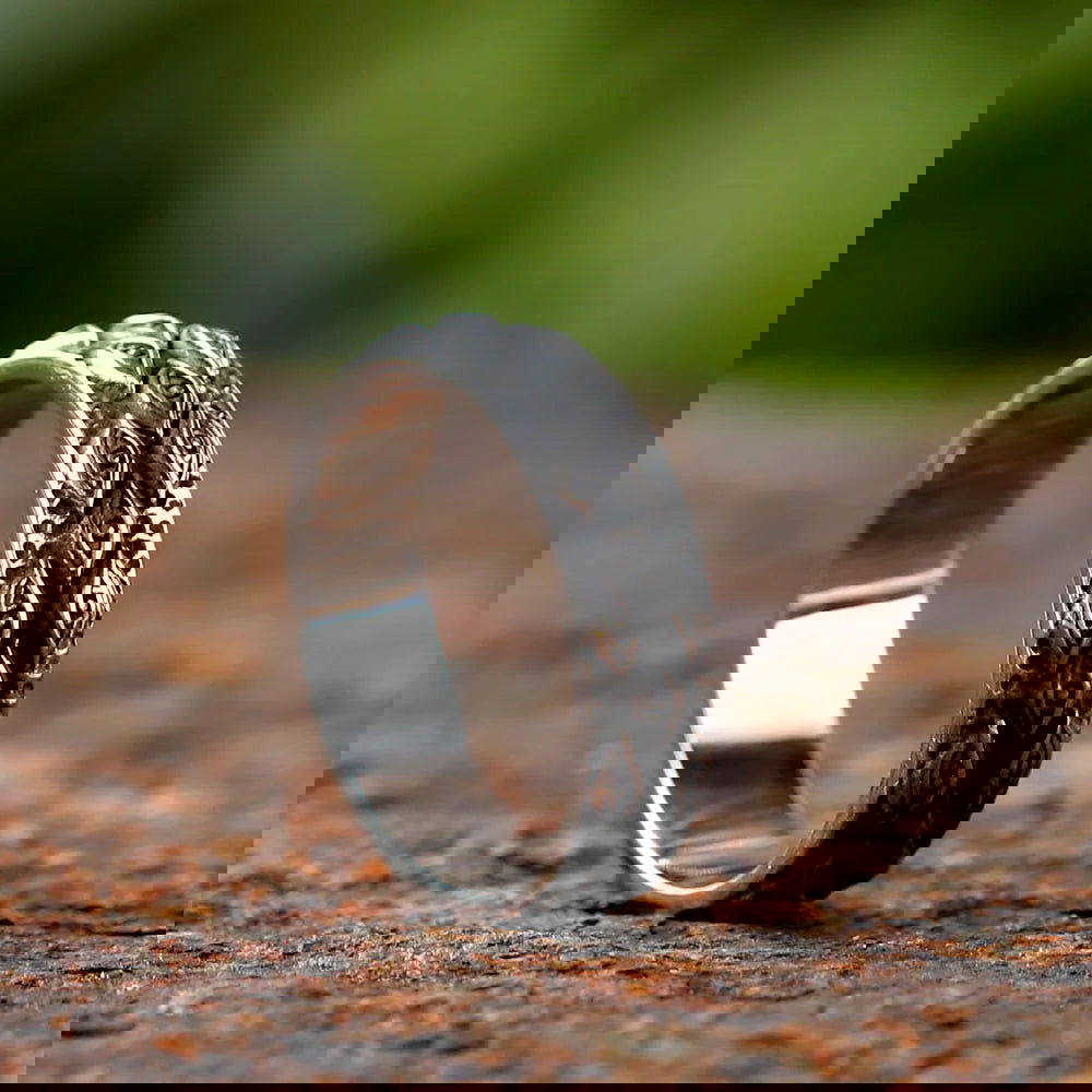 All-Seeing Eye of Providence Eyeball Ring Mens - Eye of God - Stainless Steel Silver - Unisex - That Rock Aesthetic