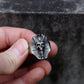 Snake Skull Ancient Egyptian Pharoah Ring Mens - Stainless Steel Silver - Unisex - That Rock Aesthetic