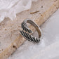 Angel Wings Ring Mens - 925 Sterling Silver - Unisex - Adjustable - That Rock Aesthetic
