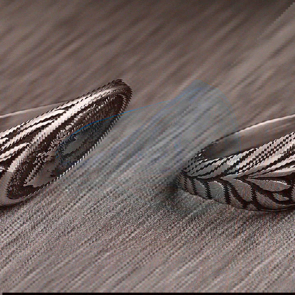 Caesar Ancient Rome Mens Signet Roman Coin Ring - Stainless Steel Silver & Gold - Unisex - That Rock Aesthetic