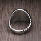 Caesar Ancient Rome Mens Signet Roman Coin Ring - Stainless Steel Silver & Gold - Unisex - That Rock Aesthetic