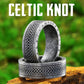Celtic Knot Ring Collection - Stainless Steel Silver & Black Spinner - Unisex - That Rock Aesthetic