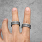 Celtic Knot Ring Collection - Stainless Steel Silver & Black Spinner - Unisex - That Rock Aesthetic