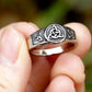 Celtic Knot Ring Mens - Stainless Steel Silver - Unisex - That Rock Aesthetic