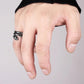 Coiled Mens Snake Ring - Stainless Steel Silver - Unisex - That Rock Aesthetic