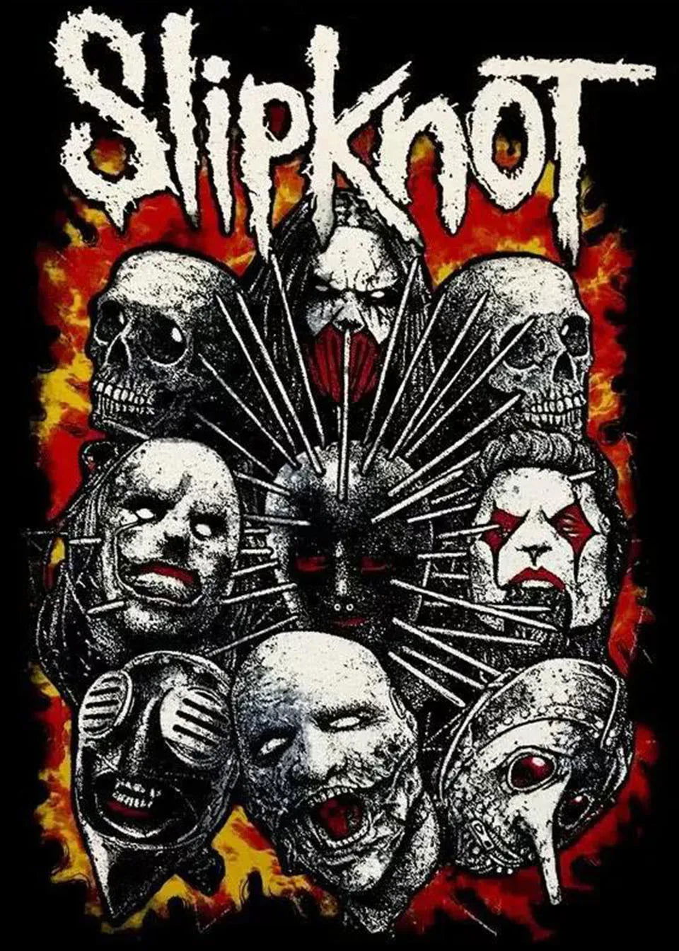Corey Taylor Mask #1 Slipknot Ring - Stainless Steel Silver - Unisex - That Rock Aesthetic