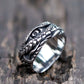 Crocodile Eye Ring Mens - Stainless Steel Silver - Unisex - That Rock Aesthetic