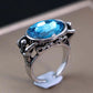Eyeball / Eye of Sauron Lord of the Rings Gothic Ring Collection - Silver - Unisex - That Rock Aesthetic