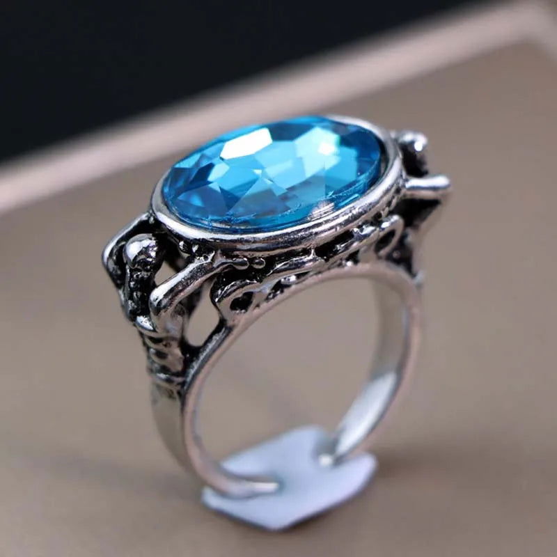 Eyeball / Eye of Sauron Lord of the Rings Gothic Ring Collection - Silver - Unisex - That Rock Aesthetic