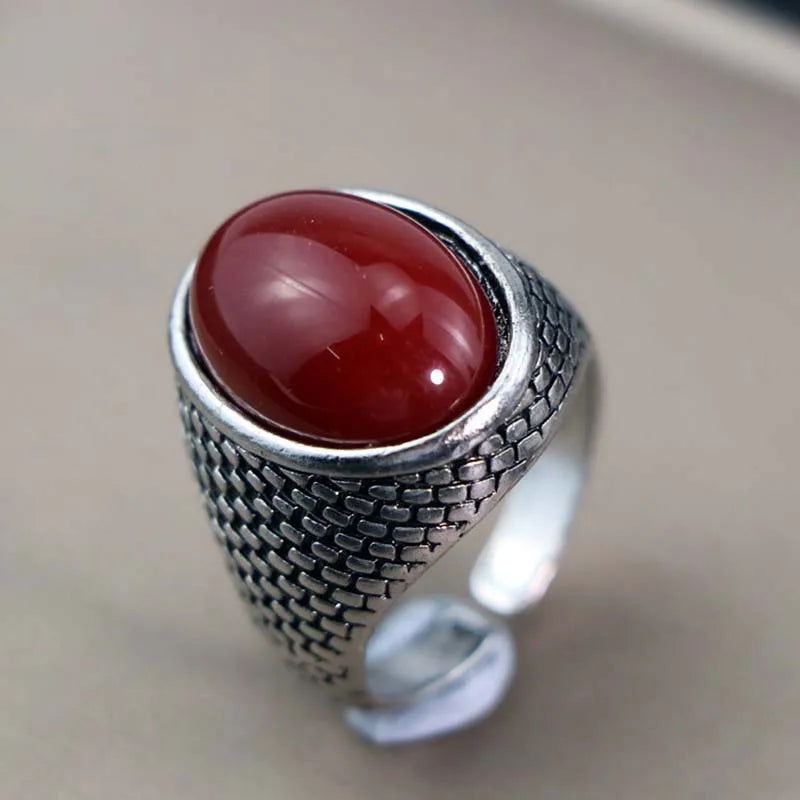 Eyeball / Eye of Sauron Lord of the Rings Gothic Ring Collection - Silver - Unisex - That Rock Aesthetic