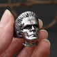 Frankenstein Mens Horror Halloween Ring - Stainless Steel Silver - Unisex