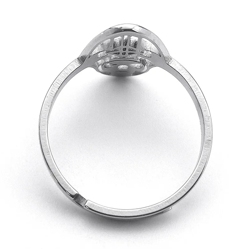 Ghost B.C. Logo Metal Rock Band Mens Music Ring - Stainless Steel Silver - Unisex - Adjustable - That Rock Aesthetic