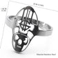 Ghost B.C. Logo Metal Rock Band Mens Music Ring - Stainless Steel Silver - Unisex - Adjustable - That Rock Aesthetic