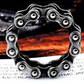 Gothic Bike Chain Ring Mens - Stainless Steel Silver - Unisex - That Rock Aesthetic