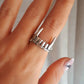 Gothic Dracula Vampire Fangs Ring Mens - Silver - Unisex - Adjustable - That Rock Aesthetic