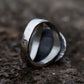Gothic Mens Skull & Crossbones Signet Ring - Stainless Steel Silver - Unisex - That Rock Aesthetic