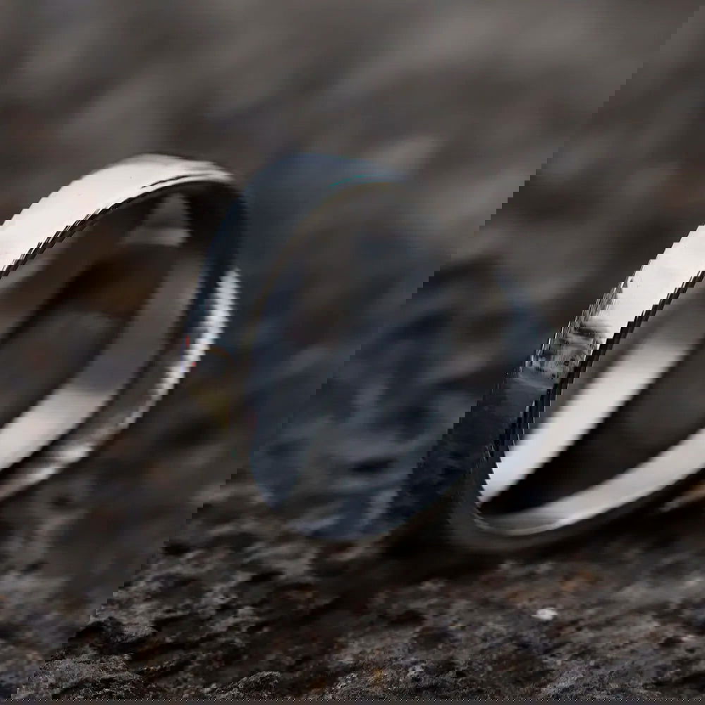 Gothic Mens Skull & Crossbones Signet Ring - Stainless Steel Silver - Unisex - That Rock Aesthetic