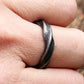 Gothic Mobius Ring Mens - Stainless Steel Silver - Unisex - That Rock Aesthetic