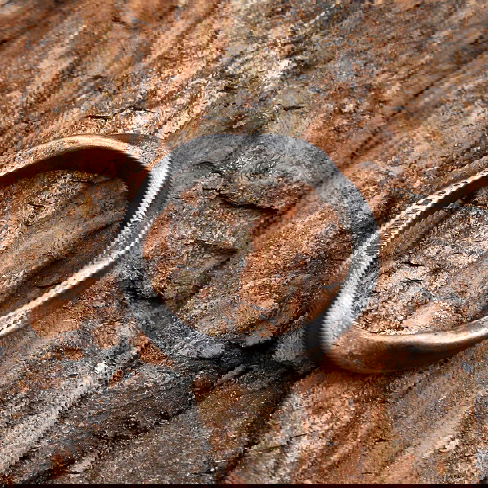 Gothic Mobius Ring Mens - Stainless Steel Silver - Unisex - That Rock Aesthetic