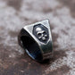 Gothic Skull Number 13 Ring Mens Thirteen - Stainless Steel Silver - Unisex - That Rock Aesthetic