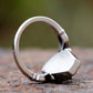 Gothic Valentines Rose Coffin Ring - Titanium Steel Silver - Unisex - That Rock Aesthetic